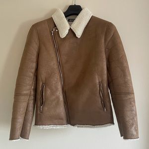 Faux Sherpa bomber